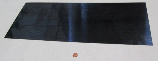 Blue Tempered Spring Steel Shim 0.050″ x 12.375″ x 24″ Length