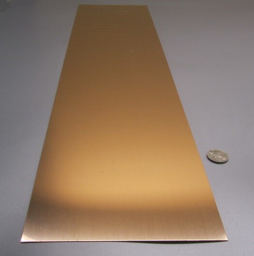 510 Bronze Shim .040″ (+/-0.002″) x 6.0″ Wide x 50″ Length, 1 Pc