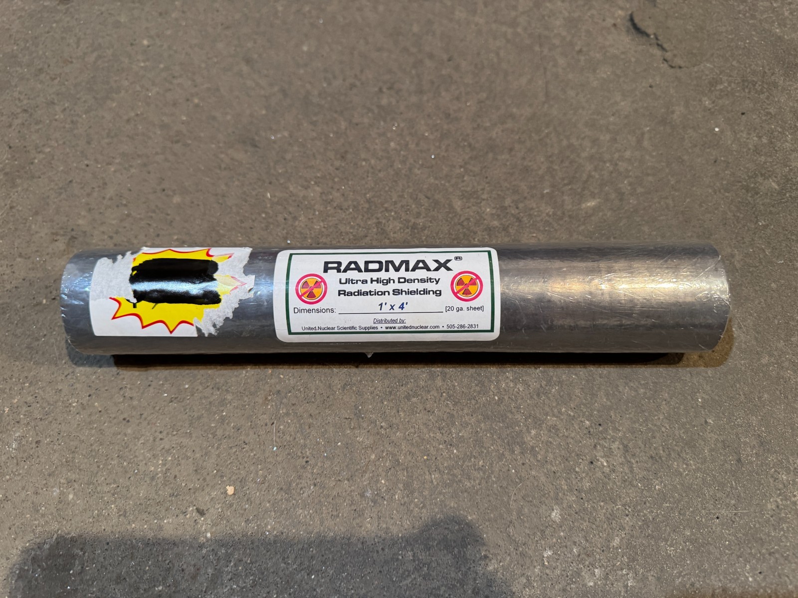Radmax Lead Sheet Roll for Radiation Shielding