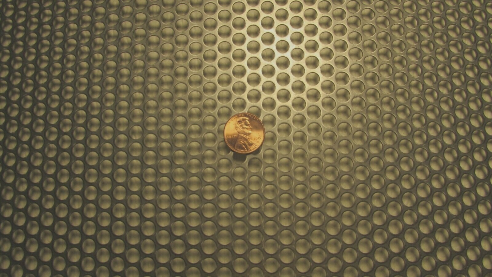 1/4″ HOLES–16 GA.-304 STAINLESS STEEL PERFORATED SHEET- 10-3/4″ X 12-1/4″