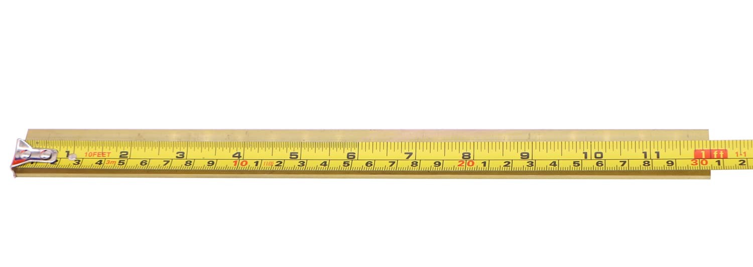 1/8″ x 1″ C360 Brass Flat Bar 12″ Long Solid .125″ Mill Stock