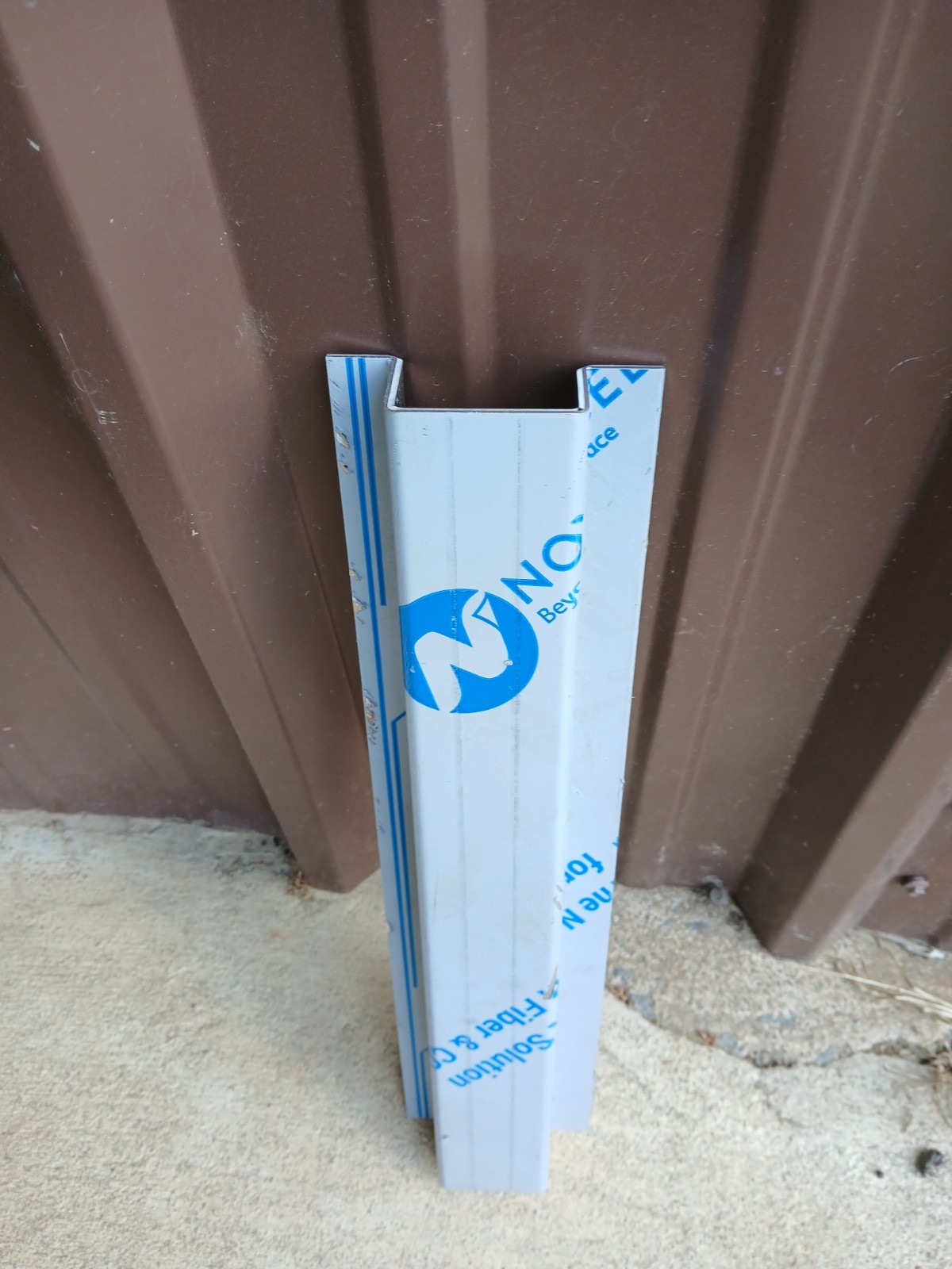 Aluminum Channel Scrap 18″ x 2 1/4″ x 1/8″ (.125) off set one side 1 1/2 & 1 3/8