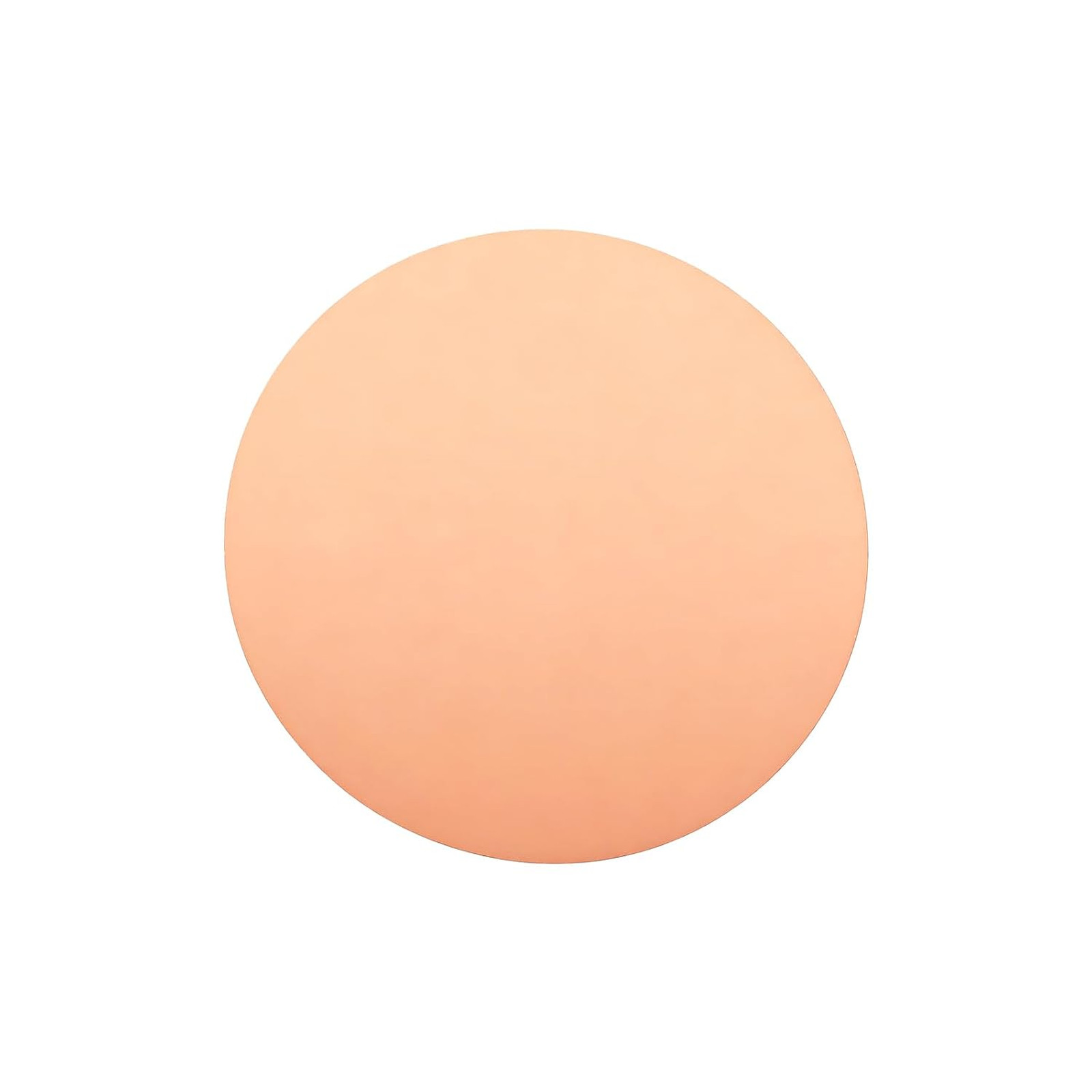 99.9% Pure Copper Sheet Round Disc 4 Inch Diameter 0.6mm Thickness for Jewelry