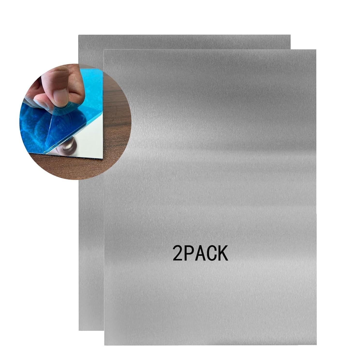 430 Stainless Steel Metal Plates 6×12 Inch for Kitchen Office DIY Projects
