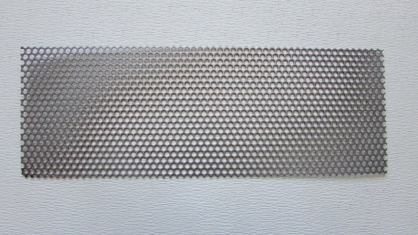 1/4″HOLES ON 5/16″CENTER–16 GA.-STAINLESS PERFORATED SHEET- -5″ X 12″