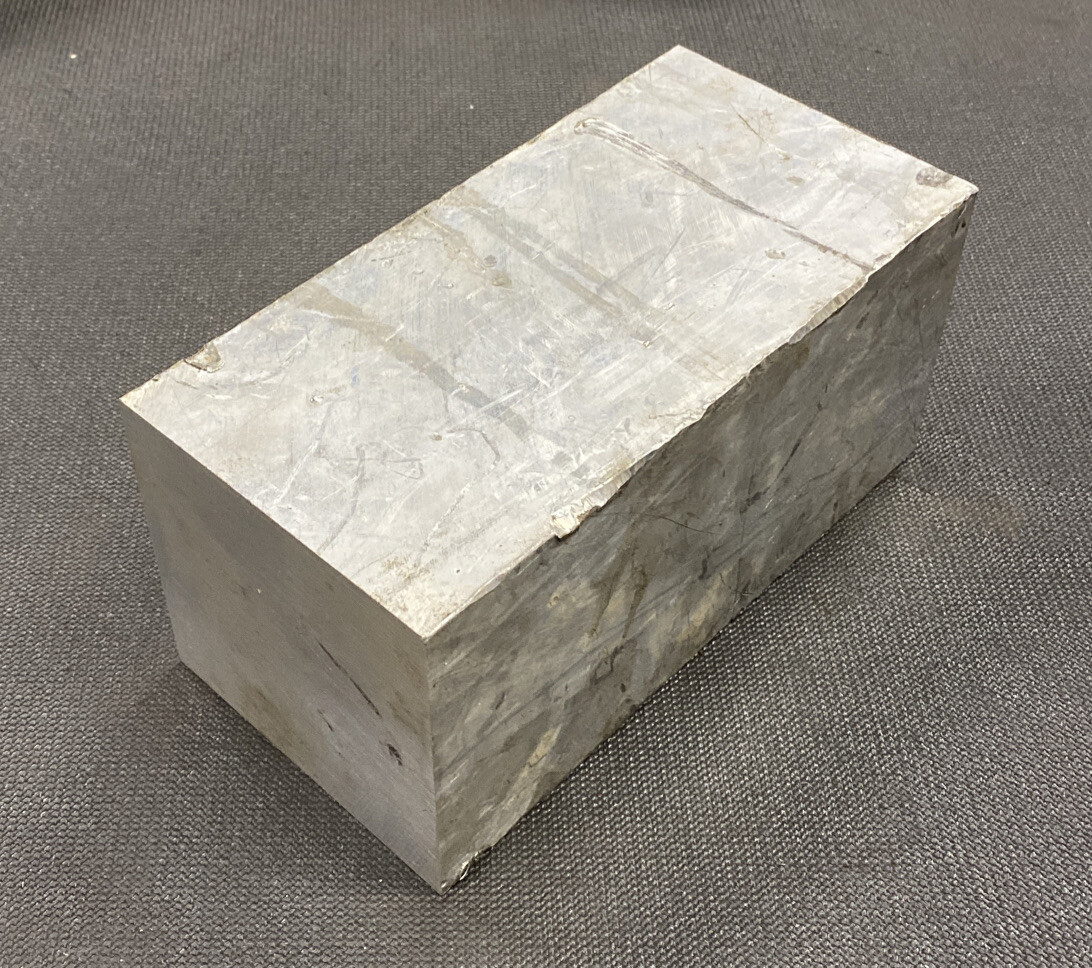 4″ Thickness Cast Aluminum Tooling Plate – 4” x 4” x 8” Length