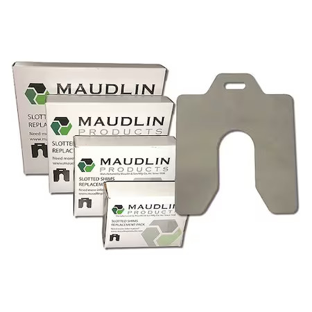 Maudlin Products Msa125-5 Slotted Shim A-2 X 2″ X 0.125″, Pk5