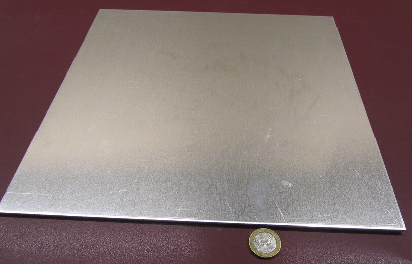1100 Aluminum Sheet Softened (O) .125″ (1/8″) Thick x 12″ Wide x 12″ Long