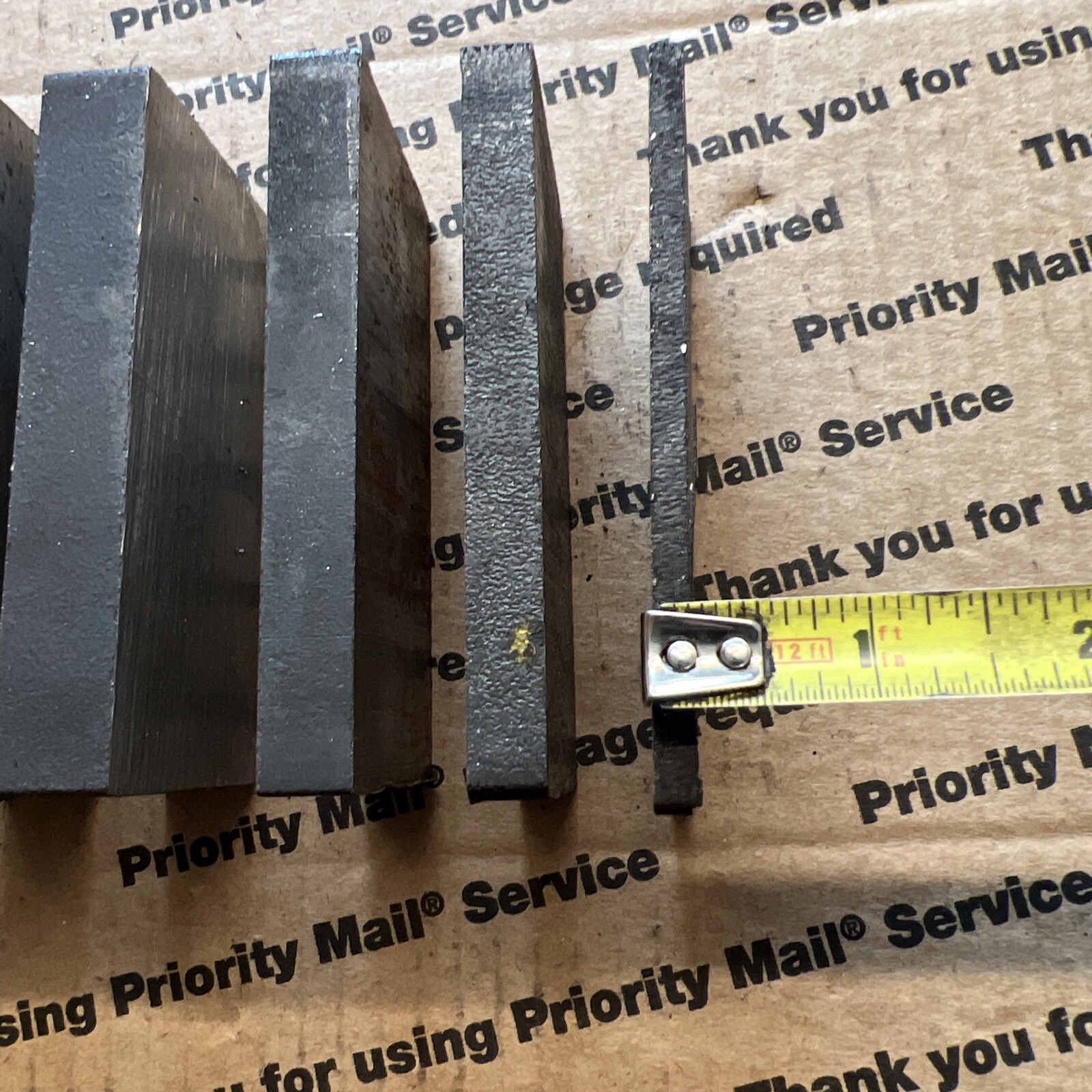 2 X 4 THICK Flat Steel Bars Blacksmithing Billets Spacers Shims Blocks #4
