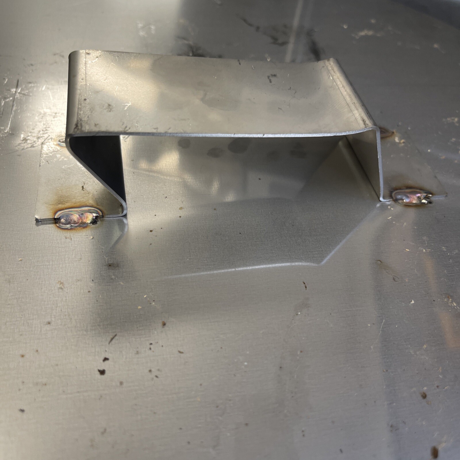 BRAND NEW 15″ x 15″ STAINLESS STEEL COVER PLATE W/ 4″ HANDLE *FREE SHIPPING*