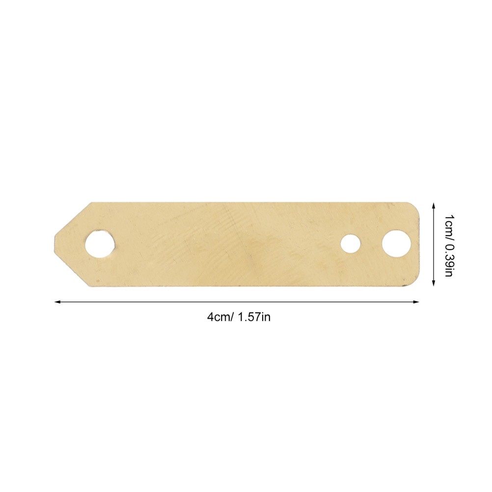 20Pcs Durable Copper Plates Electroplating Strips for Fruit Battery Science Kit