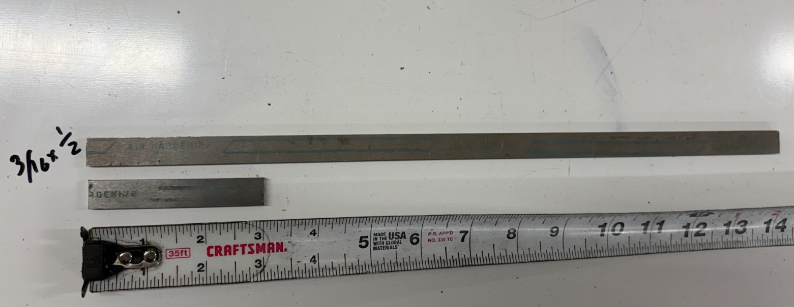 Lot of 16, Misc Air Hardening Tool Steel Flat Stock, AISI Type A2 16 Pieces