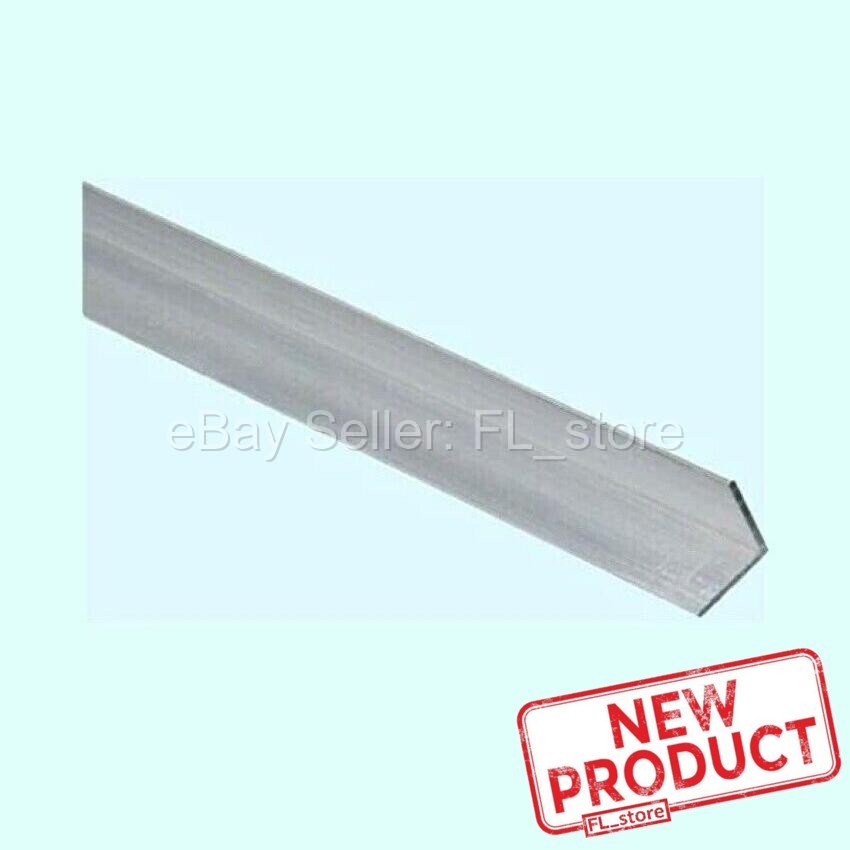Aluminum Angle 1/8″ x 1″ x 8 Feet Length Unpolished Alloy 6061 90° Stock NEW