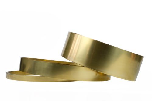 Brass band 0.05-0.4mm foil band CuZn37 flat 2.0321 brass sheet brass foil