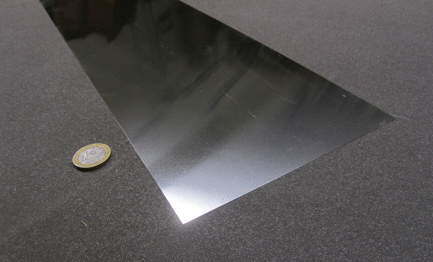 301 Stainless Steel Sheet 1/2 Hard .018″ Thick x 6.0″ Width x 50.0″ Length