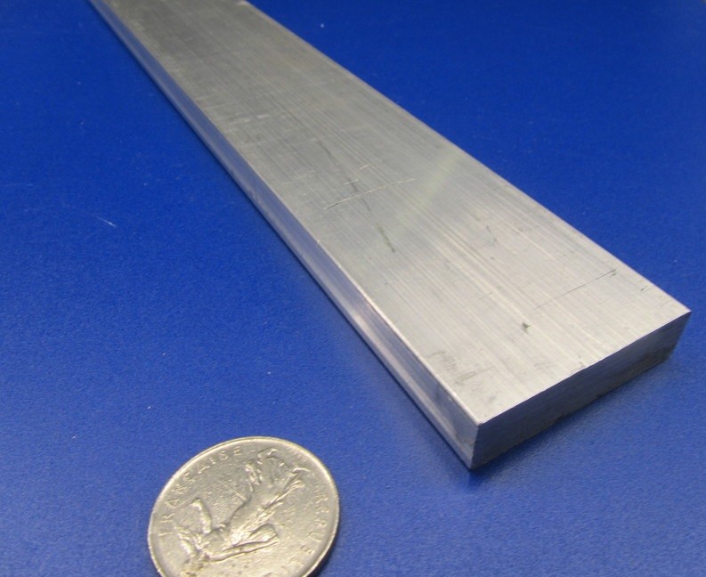 2024 T651 Aluminum Bar, 1/2″ (.500″) Thick x 2.0″ Wide x 12″ Length