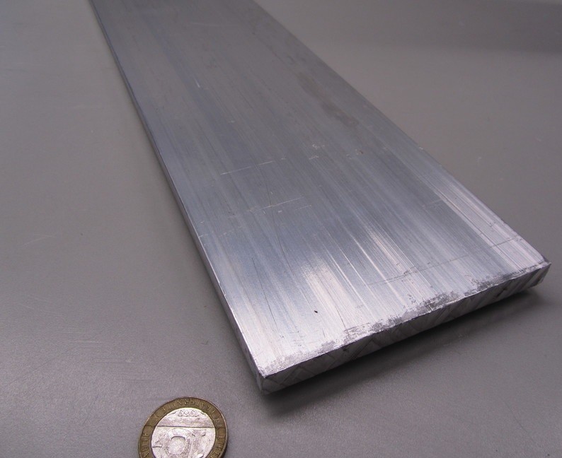 5052 Aluminum Bar, (1/4 Hard H32) .375″ (3/8″) Thick x 4.0″ Width x 24″ Length