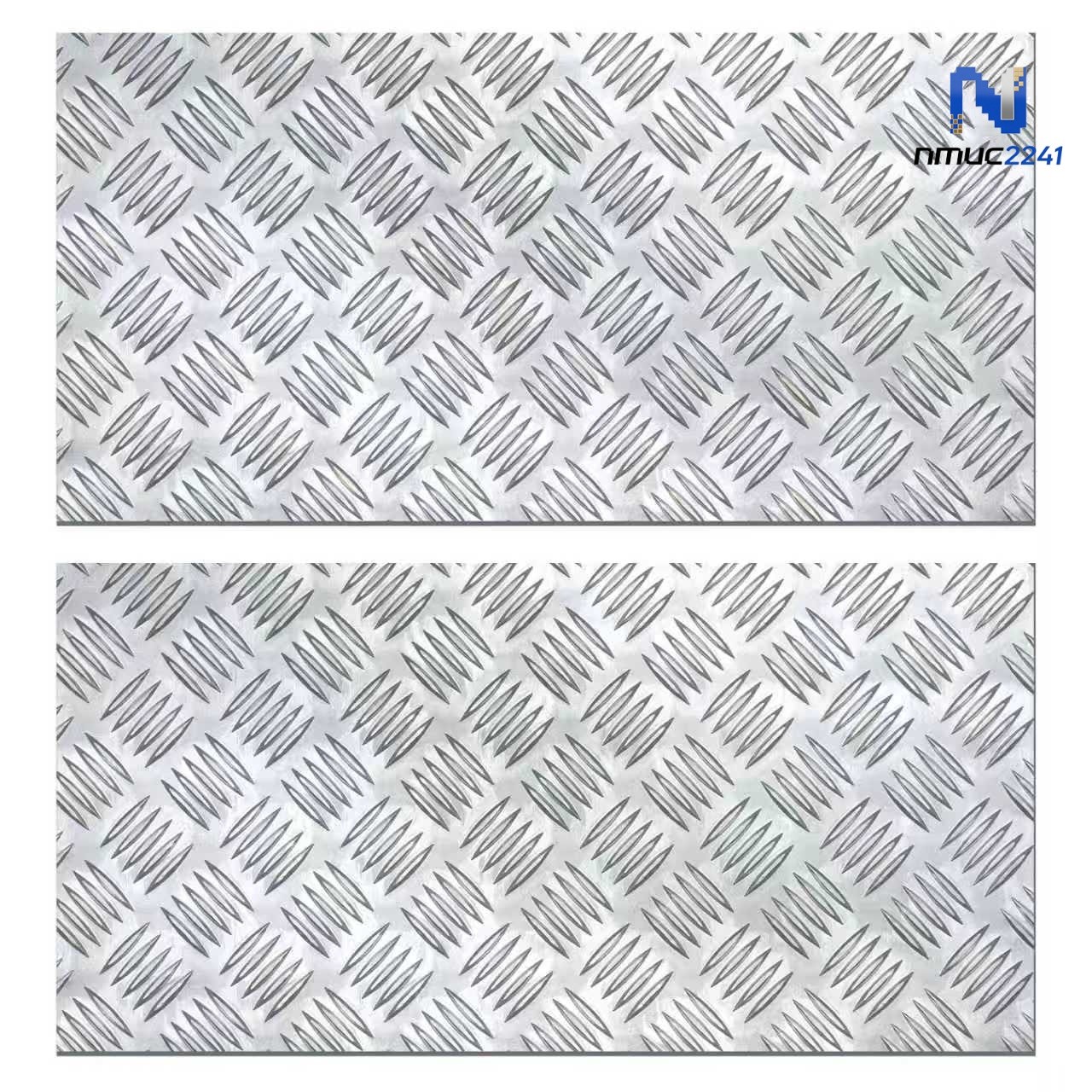 2 Pack Aluminum Tread Plate 254mm X 508mm Garage Trailer Decor Trim