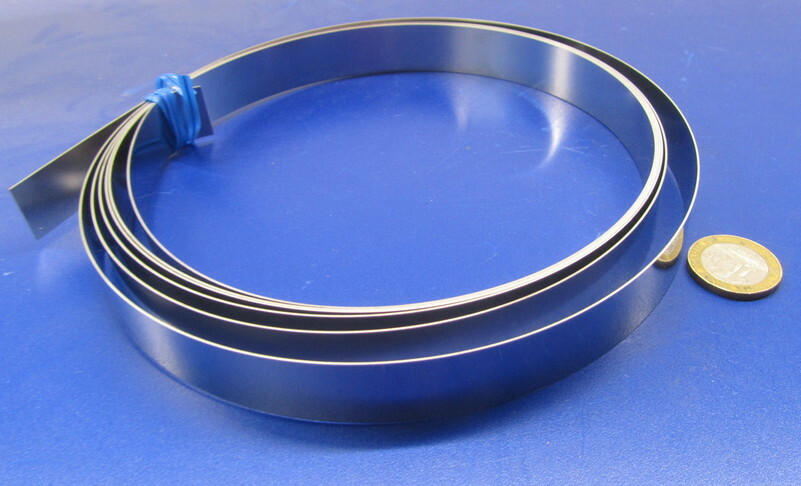 301 Stainless Steel Sheet Shim, .020″ (+/-.0010″) x 3/4″ Width x 10 Foot Length