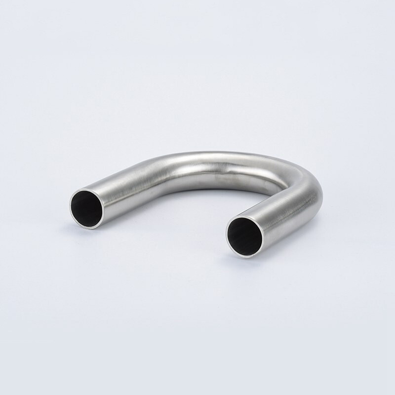 304 Stainless Steel 180 Degree Elbow U Pipe Polished Exhaust Pipe 180° Pipe Home