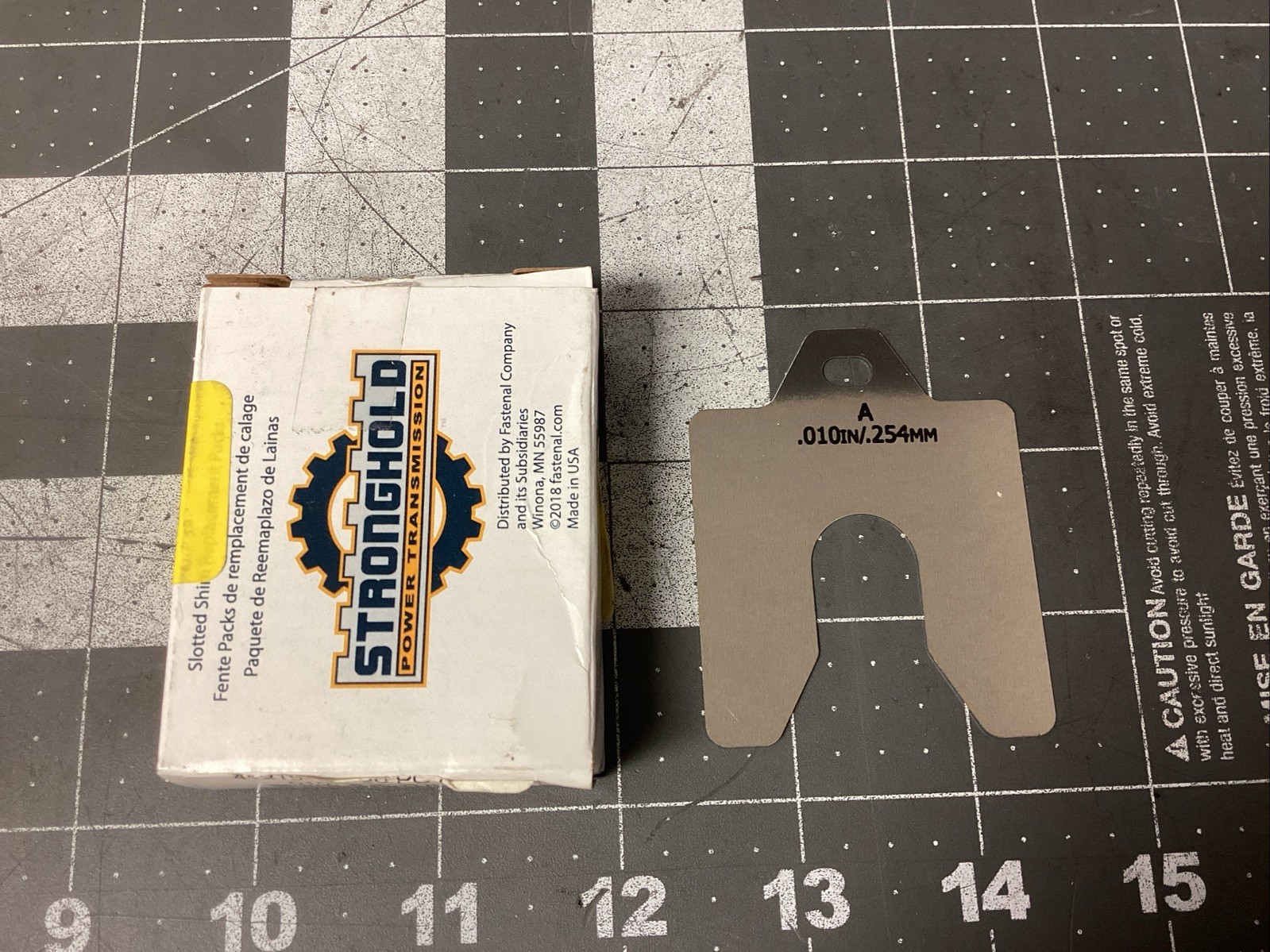 STRONGHOLD A .010IN/.254MM SLOTTED SHIM REPLACEMENT 20PCS (LXE6B)