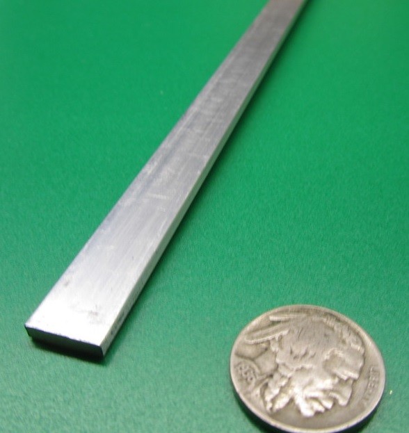 6063 T5 Aluminum Bar, 1/8″ (.125″) Thick x 1/2″ Wide x 48″ Length, 3 units