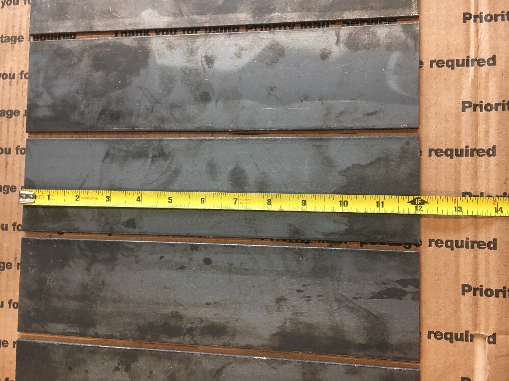 1/8 X 3 Flat Steel Strips Bracing Welding Supports Projects 12” Long 5 Pcs