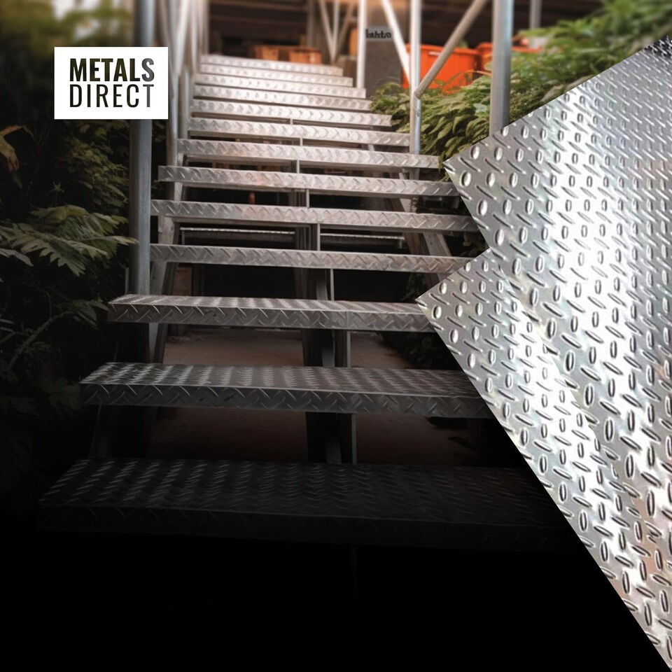 48″ x 94.5″ .04in Thick Aluminum Diamond Plate Sheet Metal – Trailer RV Garages