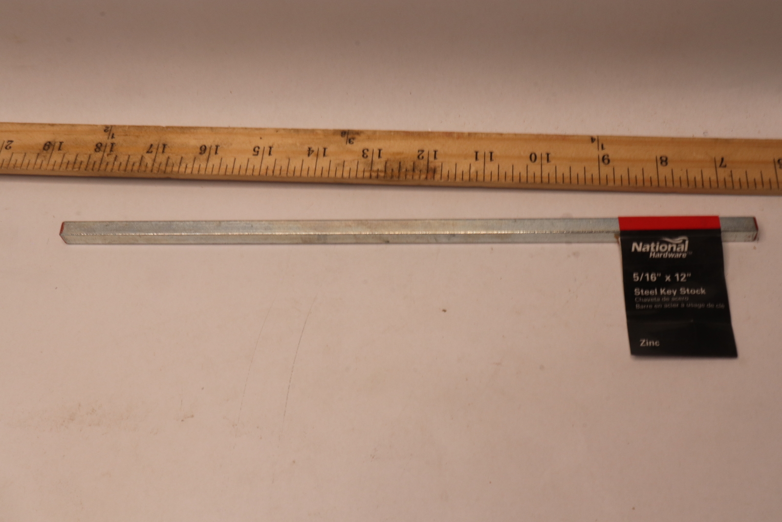 National Hardware Square Key Stock Steel 5/16″ x 12″ N180-182