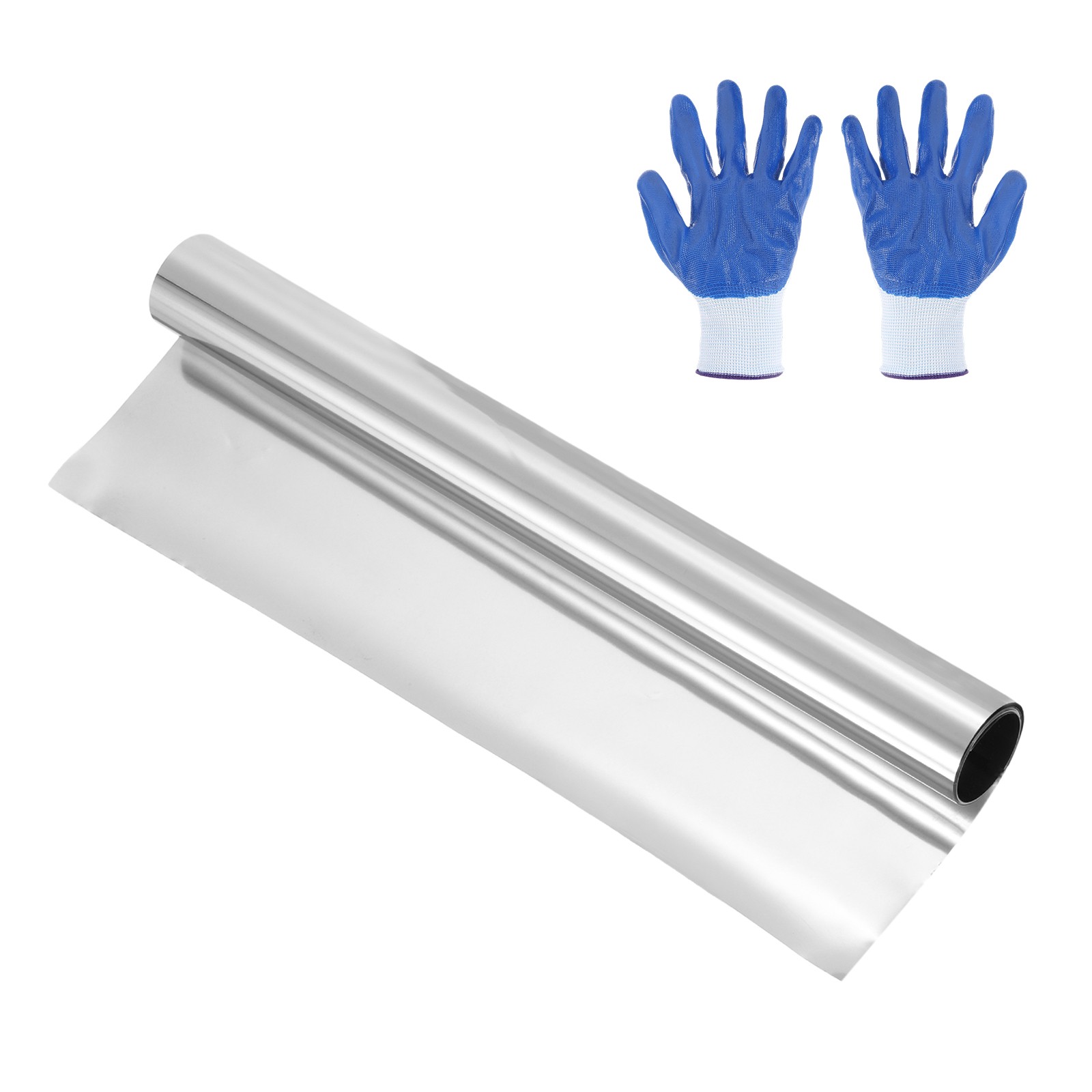 304 Stainless Steel Foil Roll 0.03mm x 200mm x 1m Metal Strip Sheet Silver Tone