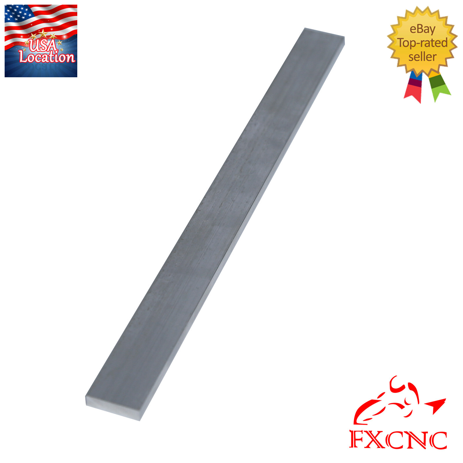 2pcs T6061 Aluminum Flat Plate Sheet Flat Length 300mm Width 25mm Thickness 6mm