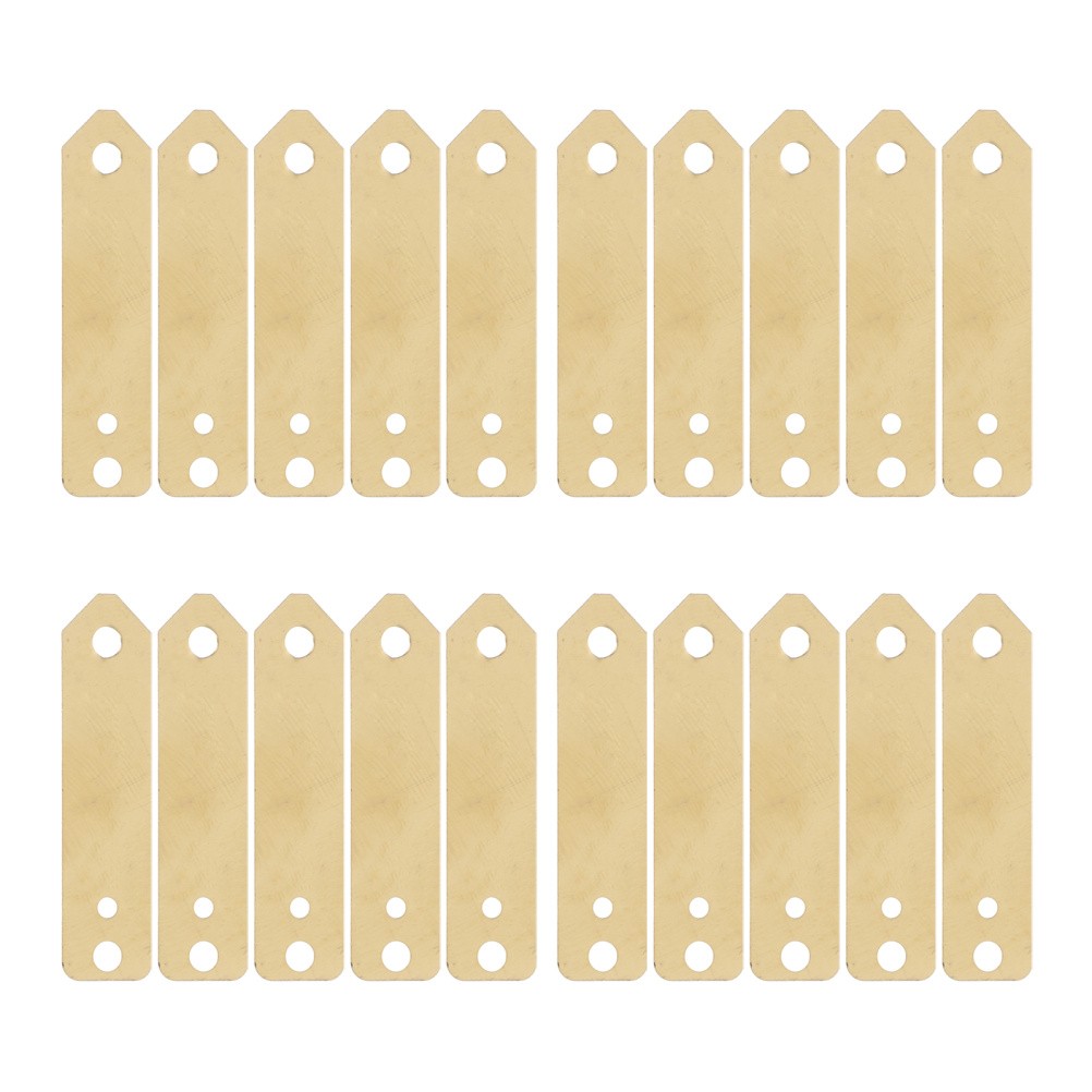 20Pcs Pure Copper Anode Sheets for Fruit Battery DIY Science Learning Golden