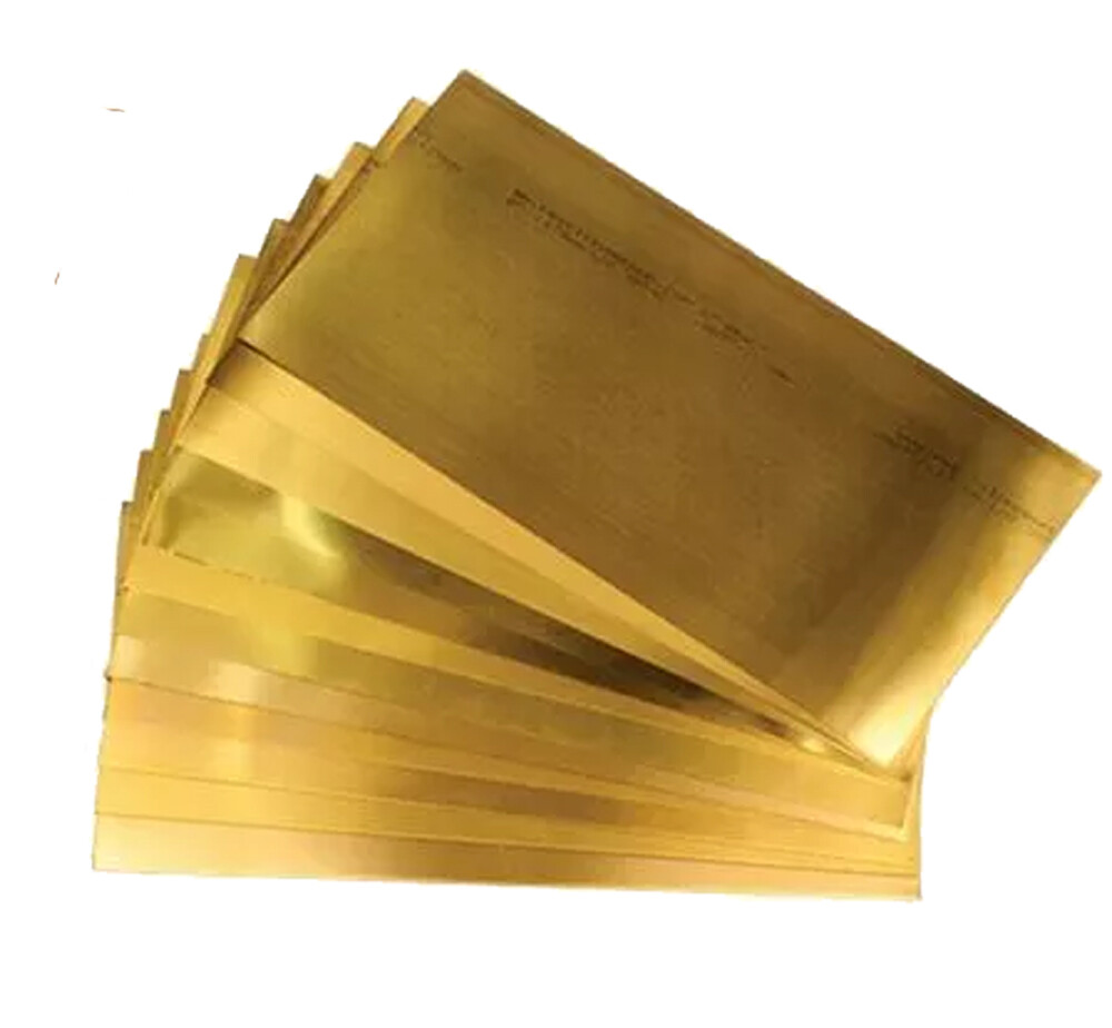15pc .001″ – .031″ Thick x 6″ Wide x 12″ Long Brass Shim Stock Kit