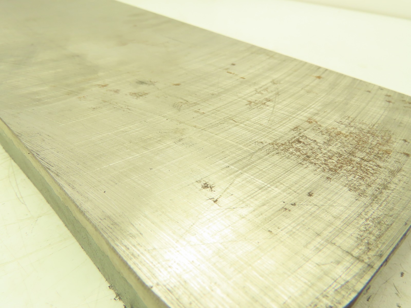 Machining Steel Flat Ground Bar Stock 1″ Thick x 25.5″L 5″ to 8″ Angled Width