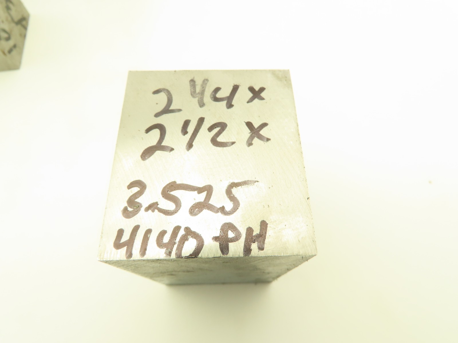 4140 PH Alloy Steel Flat Bar Stock 2-1/4″x 2-1/2″x 3-1/2″L Lot of 6