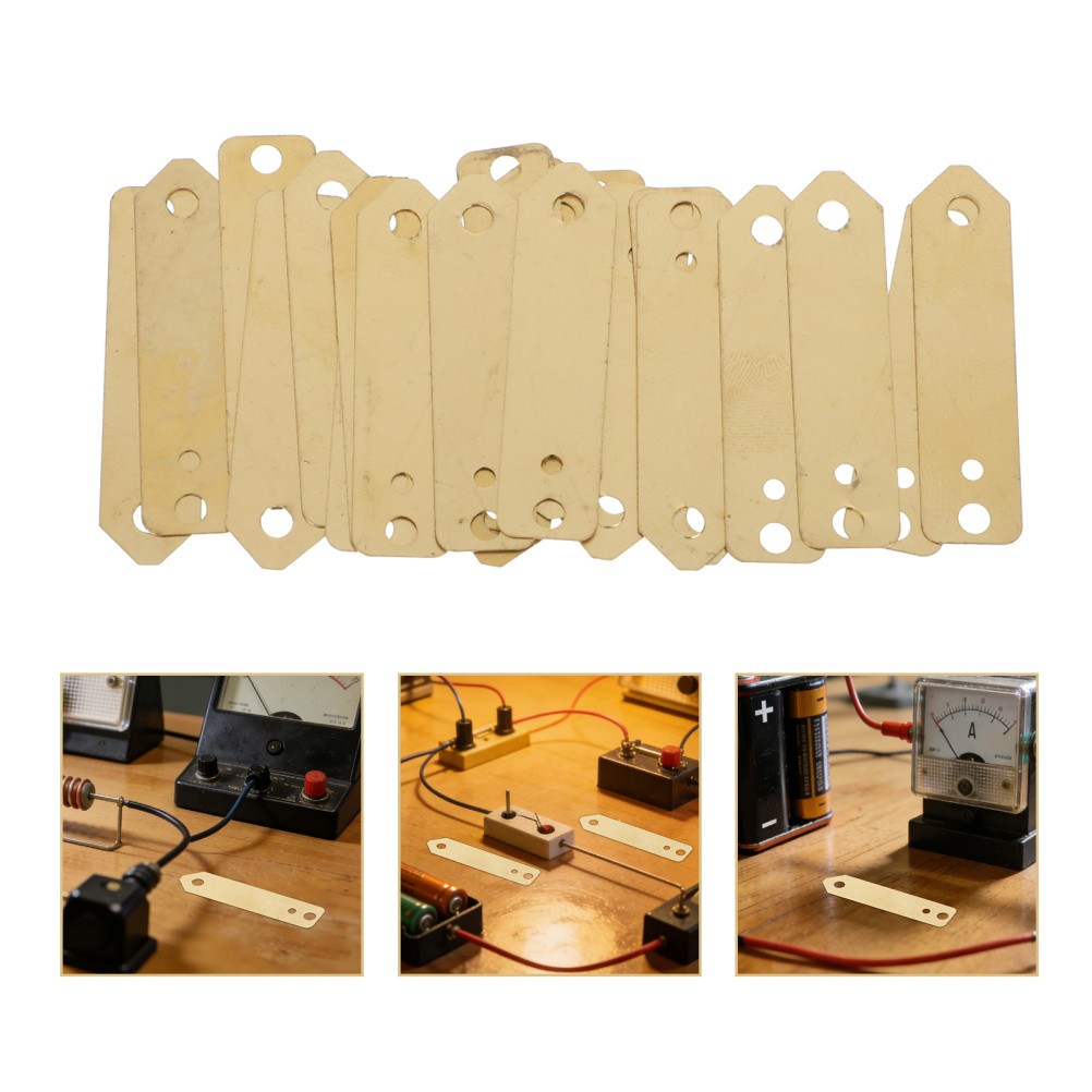 20Pcs Copper Anode Plates Replacement for Fruit Battery Electroplating DIY Tools