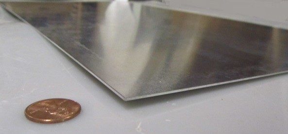 2024 Aluminum Sheet, T3, .040″ Thick x 12.0″ Width x 24.0″ Length