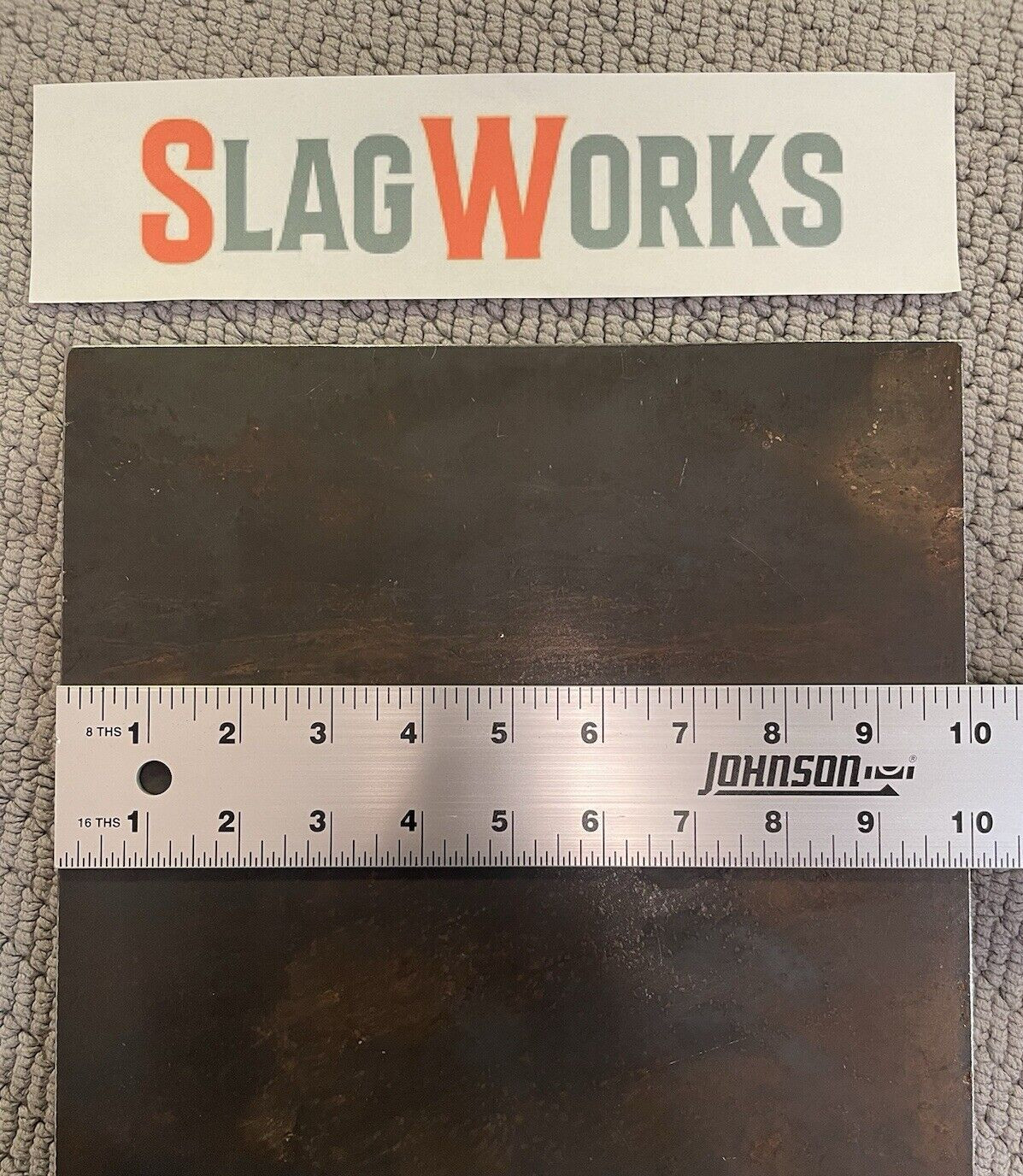 1/4x9x10 inch steel plate 9”x10” A36 Hot Roll Flat .25″ Thick