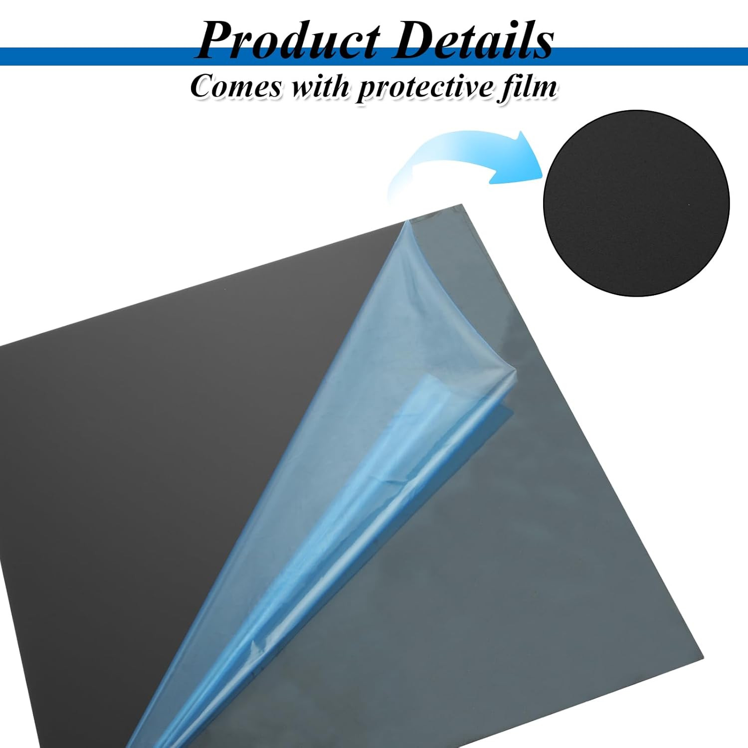4PCS 12 X 12 X 1/32 (0.04”) Inch Anodized Aluminum Sheet, Black Aluminum Engr…