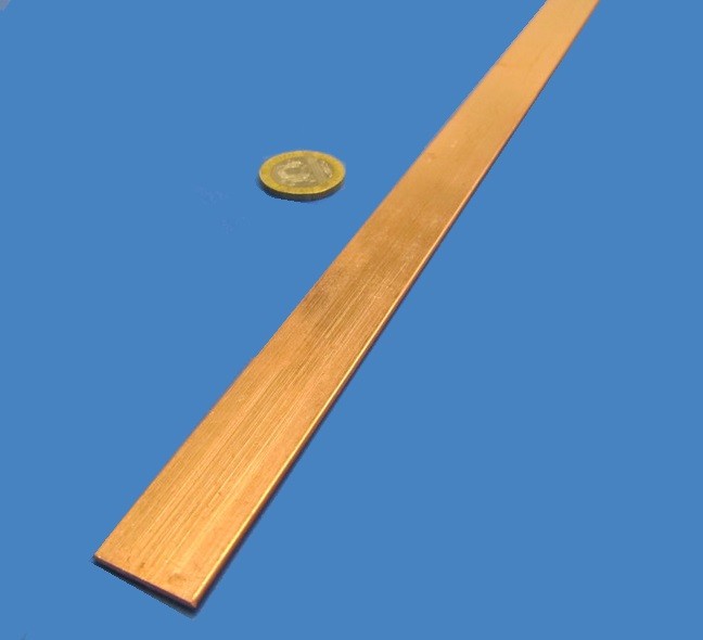 110 Copper Bar H02, 1/16″ Thick x 3/4″ Wide x 12 Inch Length