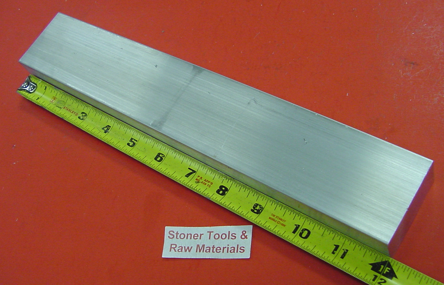 1″ X 2″ ALUMINUM 6061 FLAT BAR 12″ long Solid T6511 Extruded Mill Bar Stock New