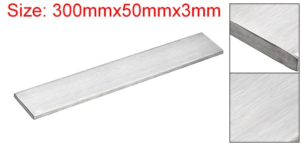 316L Stainless Steel Flat Bar 1/8″ Thickness 1 31/32″” Width 12″ Length