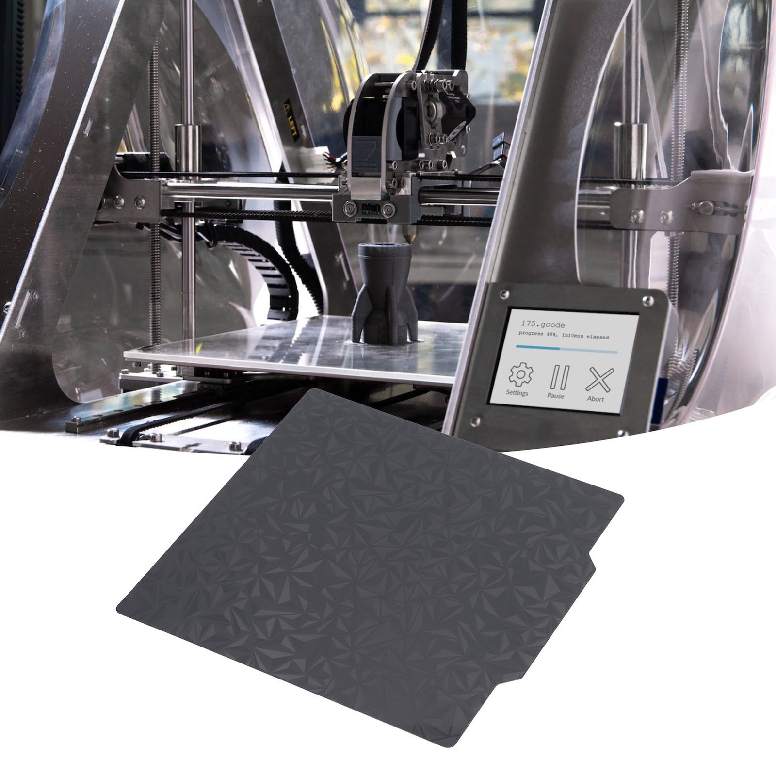 310x310mm 3D Printer Platform Smooth PEO Textured PEI Flexible Building NY