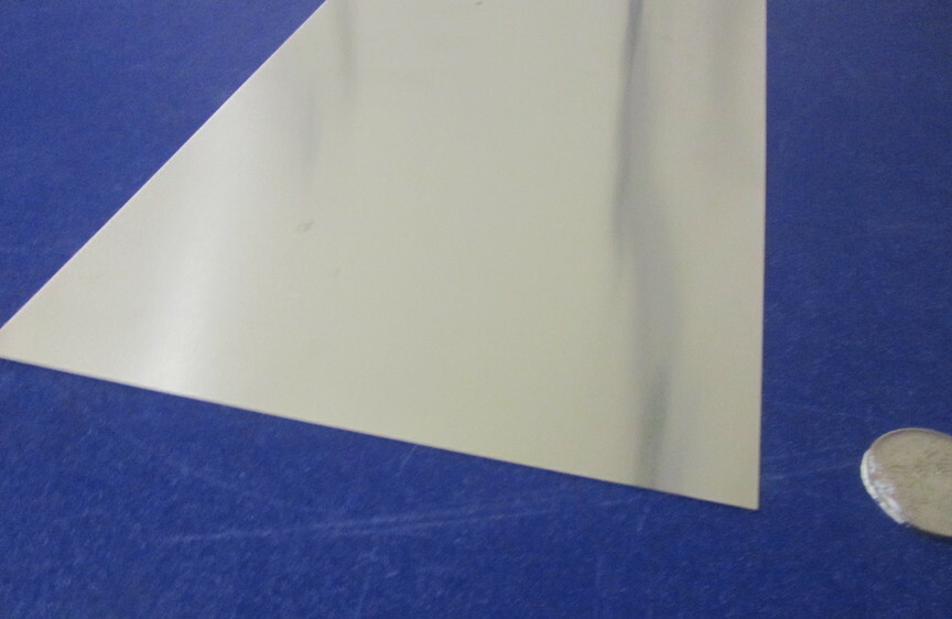 301 Stainless Steel Sheet Shim, .008″ (+/-.0004″) x 8.0″ x 12″