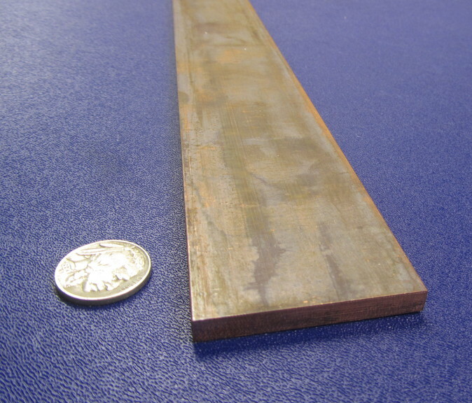 182 Copper Bar 1/4″ Thick x 2.0″ Wide x 3 Foot Length