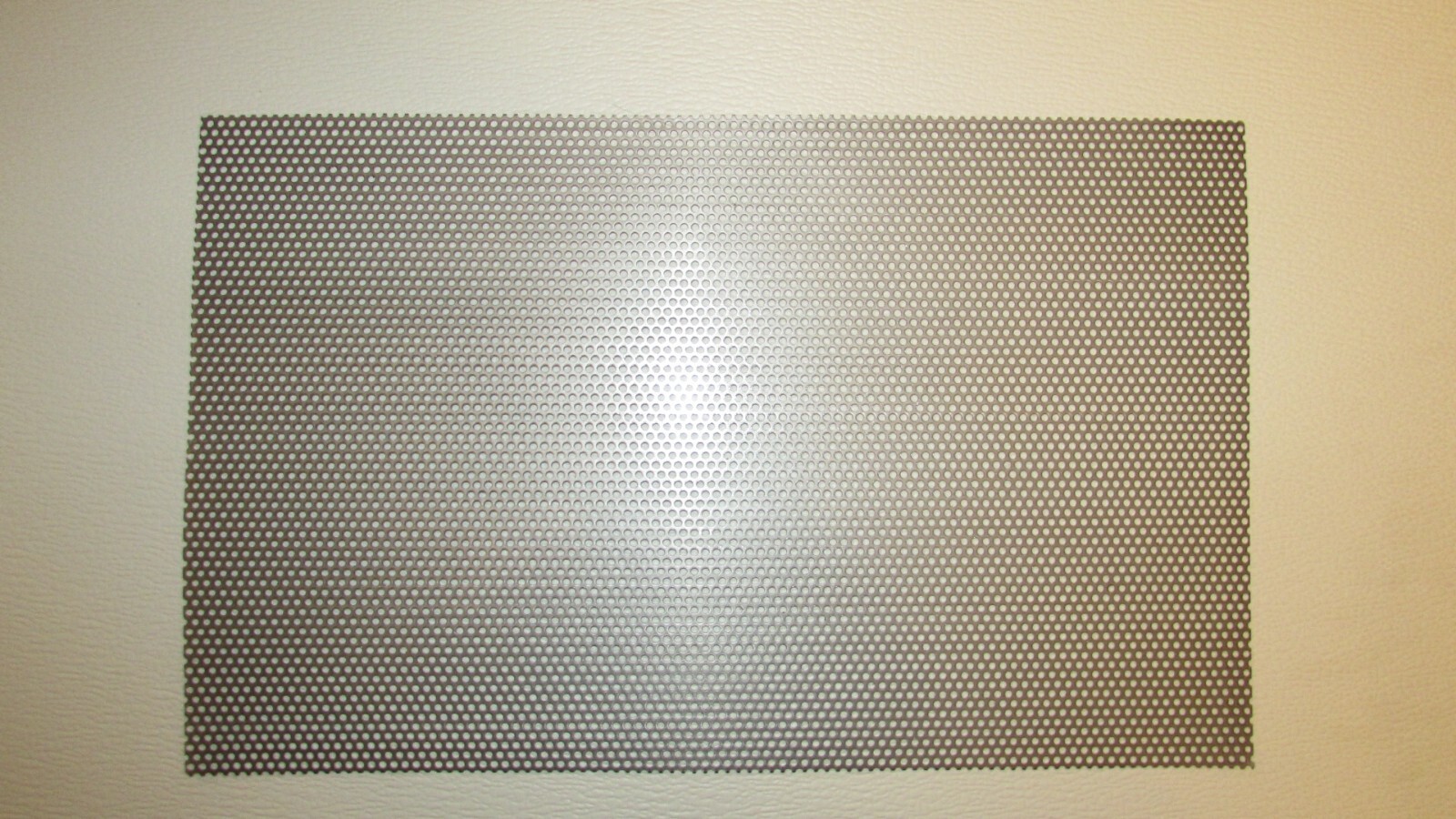 1/8″ HOLES–18 GAUGE 304 STAINLESS STEEL PERFORATED SHEET –11.5″ X 12″