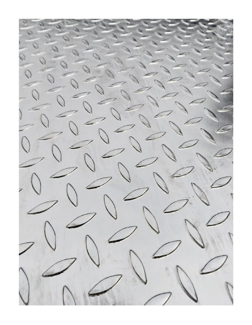 Structured Sheet Metal Chequered Plate | Rohstahl S235JR (250x1000x5mm)