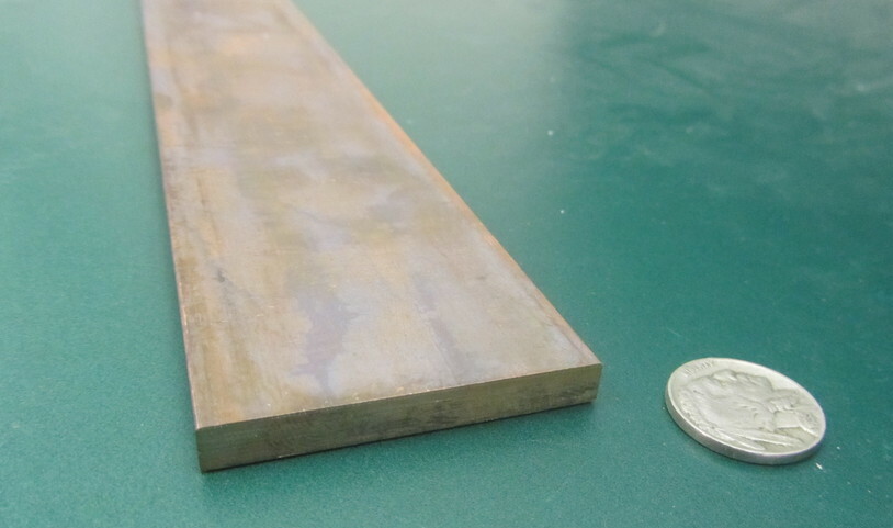 182 Copper Bar 1/4″ Thick x 2.0″ Wide x 3 Foot Length