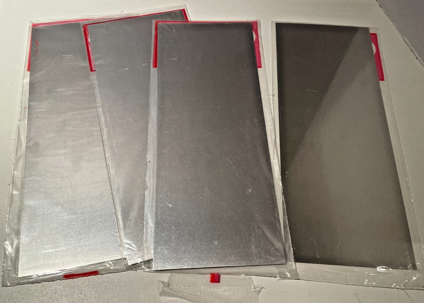 VTG K&S Precision Metals #254, #255, #256 Aluminum & Tin Solder Sheet Metal NOS