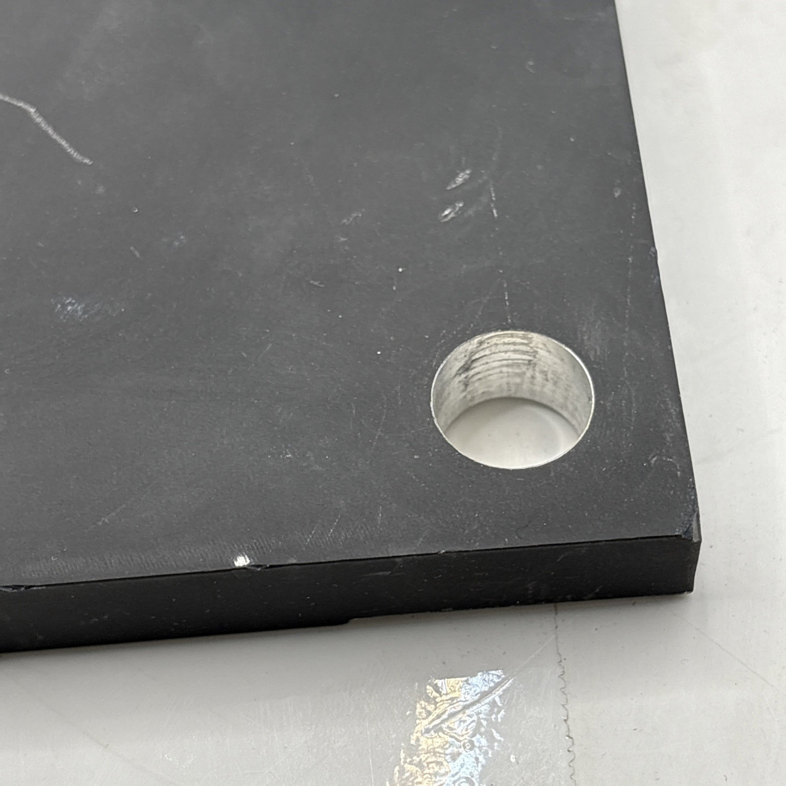 Industrial Stainless Steel Plate 12x12x1/2 Inches For Parts, Art, Or Other As Is